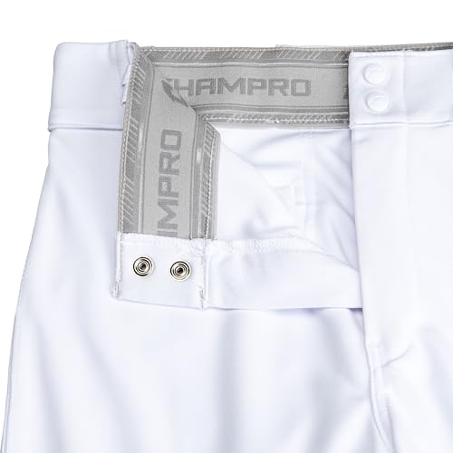 Champro Boys' Triple Crown 2.0 Tapered Baseball Pants - Medium White