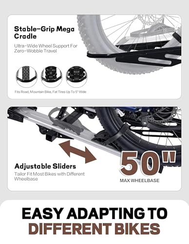 Electric Bike Rack with Ramp - RokRack S One, 100 lbs Capacity