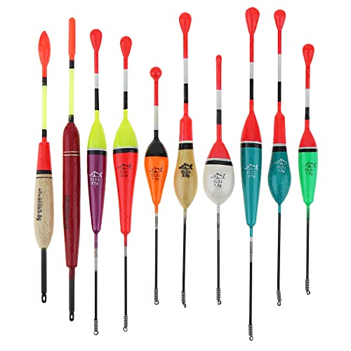 Sensitive Fishing Float Bobbers - Durable Wood Slip Spring for Trout