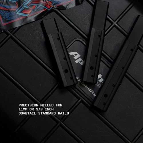 Dovetail to Picatinny Mount - 9 Slot Attachment