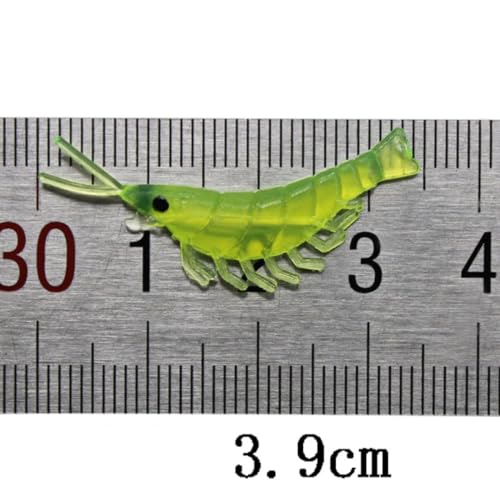 50pcs Shrimp Bait - Soft Rubber Trout Lures for Fishing
