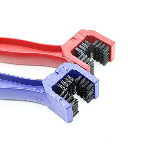 Bicycle and Motorcycle Chain Cleaning Brush Set - 2 Pcs
