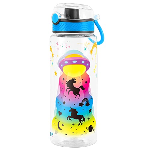 23oz Cute UFO Water Bottle for Kids - Durable & Leakproof