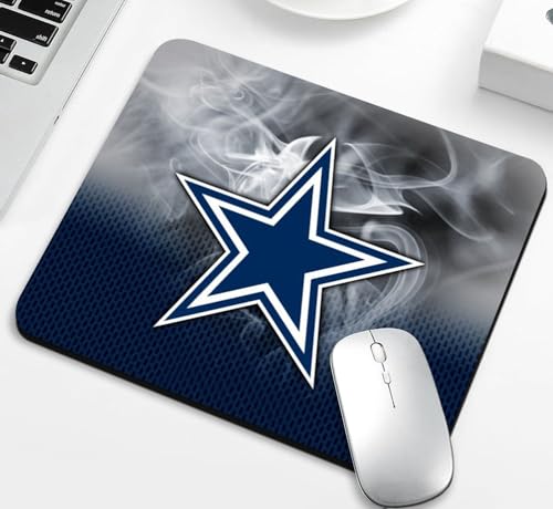 Football Sports Gaming Mouse Pad - Non-Slip Rubber Base, 9.8x8in