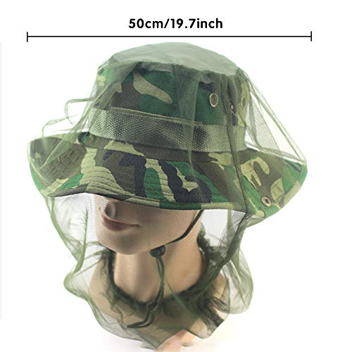 3-Piece Mosquito Head Net Set - Fine Mesh Bug Protection