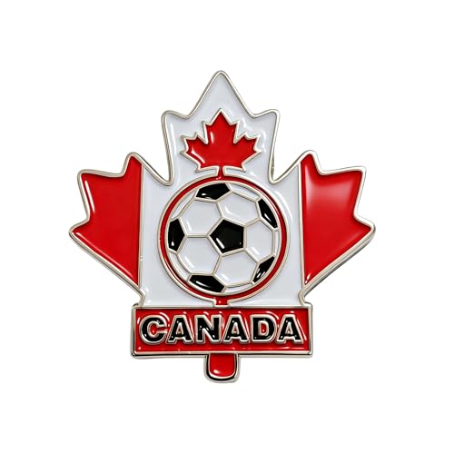 Canada Soccer World Cup Fan Support Pin Badge Brooch
