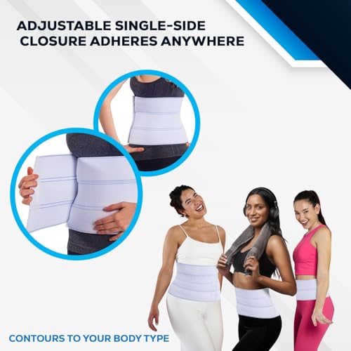 Abdominal Binder Waist Support Belt - Compression Wrap for Men & Women