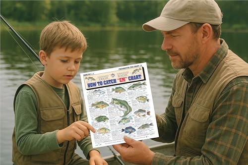 Freshwater Fish Identification Chart - Waterproof Quick Reference Guide
