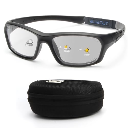 Photochromic Sports Protection Goggles for Basketball & Pickleball - Black
