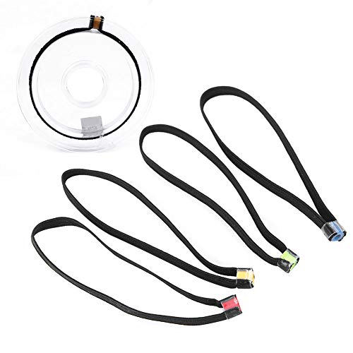 Fishing Tippet Spool Tenders - 4 Pack with Color Grommets