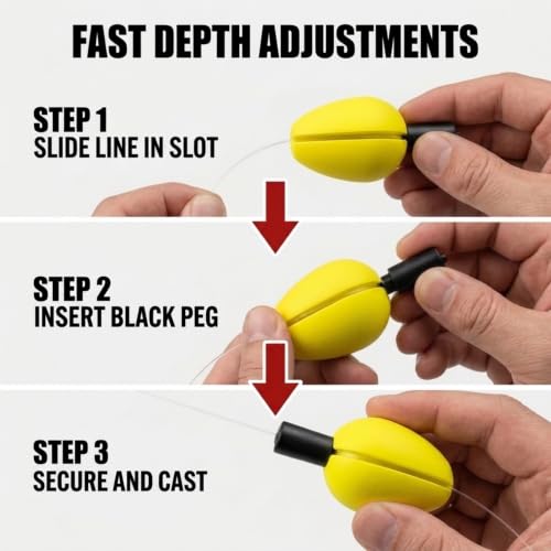 High-Visibility Fishing Bobbers - Bright Floats for Freshwater Anglers