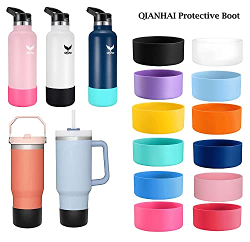 Silicone Protective Boot for Tumblers and Water Bottles - Purple