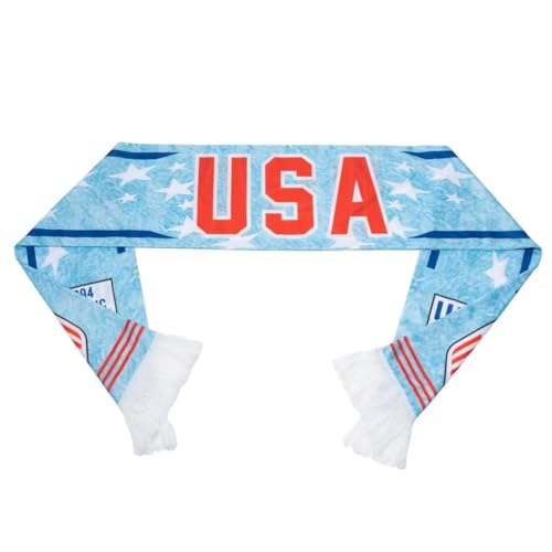 World Cup 2026 Scarf - Double-Sided Vintage Souvenir for Soccer Fans