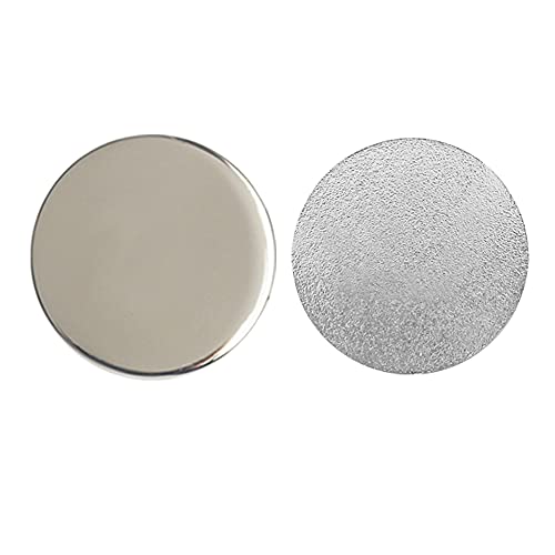 Golf Ball Markers Set - 10 Assorted Patterns, Soft Enamel - Silver