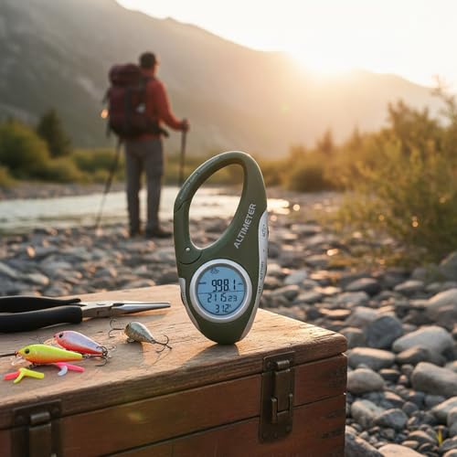 Digital Altimeter Barometer Thermometer - Portable Outdoor Gear