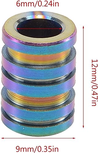 Titanium Parachute Cord Beads Set for Lanyards & EDC - Silver