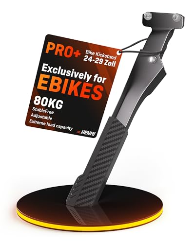 HENMI Bike Kickstand 24-29 inch with 2 Mounting Holes, 176 lb Load