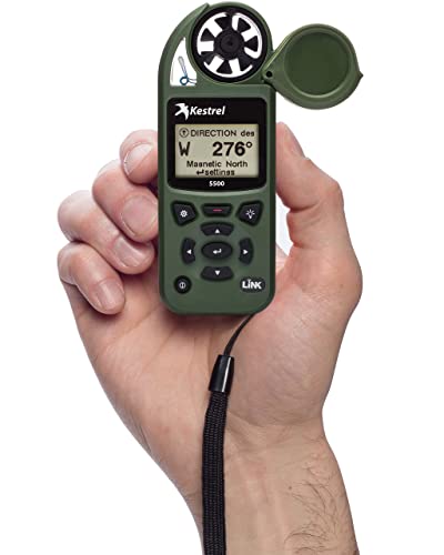 Kestrel 5500 Weather Meter with Bluetooth LiNK & Vane Mount - Olive Drab