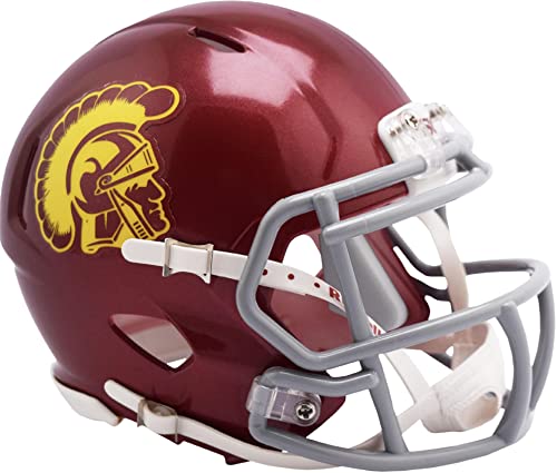 USC Trojans Mini Football Helmet - 2022 Revolution Speed Replica