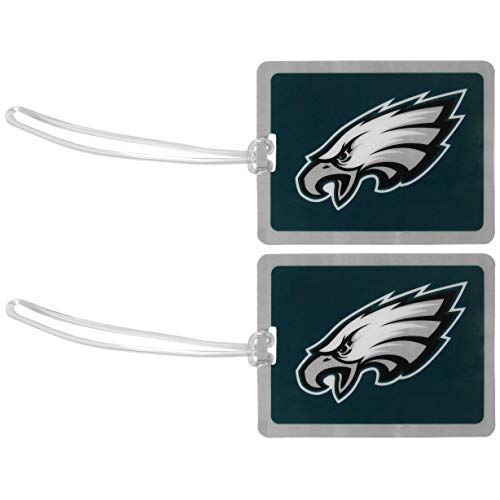 Philadelphia Eagles Luggage Tags - Set of 2, 4x3 inches