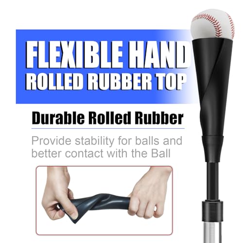 Baseball Batting Tee with Adjustable Height 25" to 37"