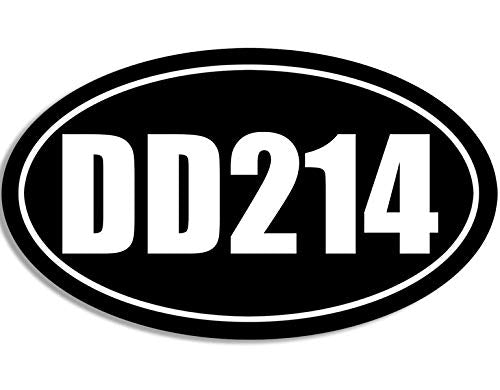 Oval Honorable Discharge Sticker - 3x5 Inch Military Vinyl Decal