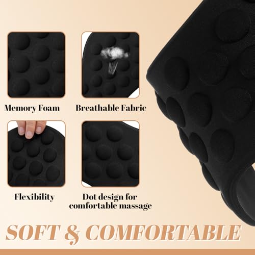 ElaraBerry 4-Piece 360° Abdominal & Waist Compression Foam Board Set with Massage Bubbles