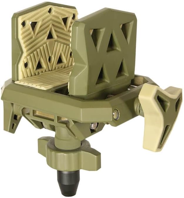 Primos Hunting Edge Aluminum Tripod Shooting Stick - Lightweight & Adjustable Gun Clamp Support | 360° Panning