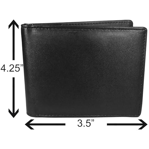 Bi-fold Wallet with Large San Francisco 49ers Logo - Black