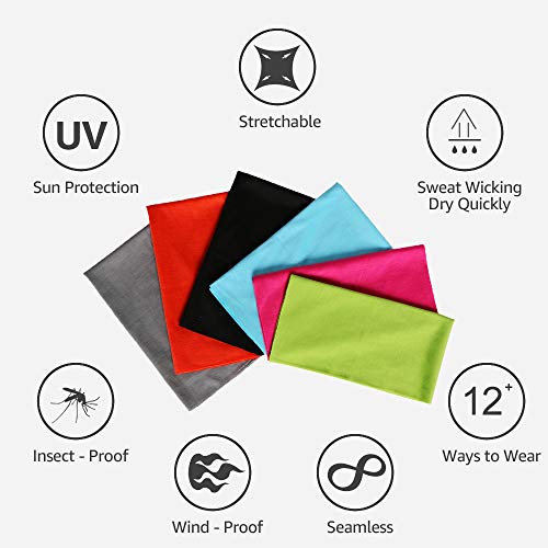 Neck Gaiter UV Face Mask - Summer Sun Protection, 9 Colors