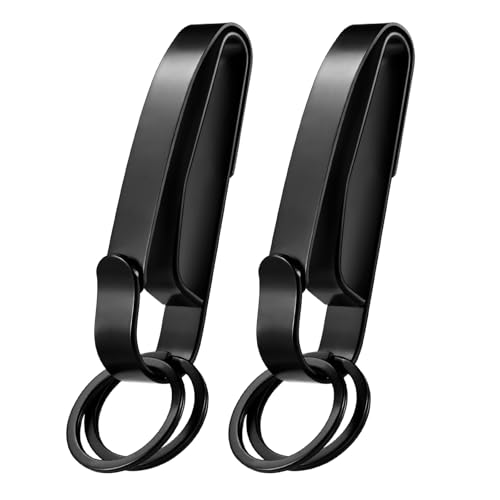 Premium Duty Belt Key Holder Clip - 2PCS Quick Release Key Keeper