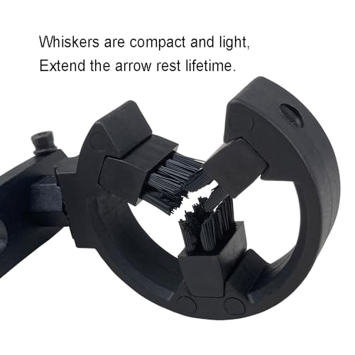 Capture Whisker Biscuit Arrow Rest for Compound & Recurve Bows - Universal Black