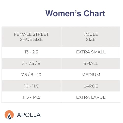Apolla The Joule Compression Barefoot Socks Medium Nude - 20-30 mmHg, Arch Support, As Seen on Shark Tank