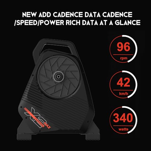 Smart Bike Trainer with 2000W Power Output - Quiet & Compatible with ZWIFT