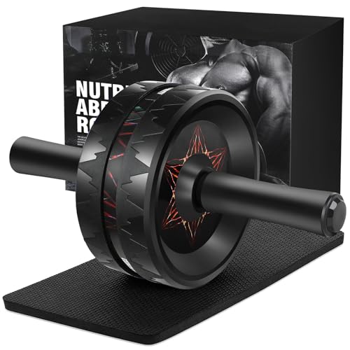 Ab Roller Wheel for Core Strength Training - Portable & No Noise