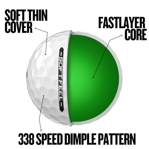 Soft Feel Golf Balls - 14 Pack White