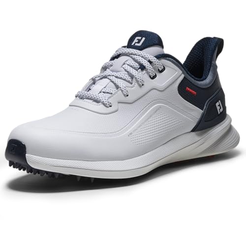 FootJoy Pro/SL Men's Golf Shoes - 11 White/Steel Blue/Peacoat
