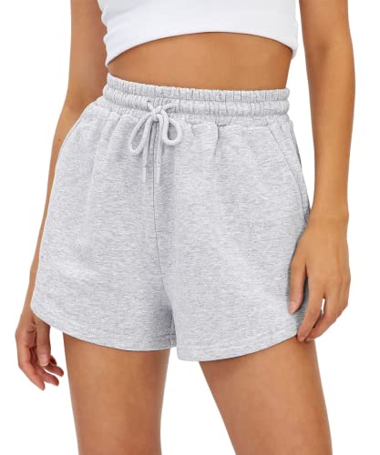 Casual Women's Cotton Sweat Shorts with Pockets - Summer Lounge & Workout