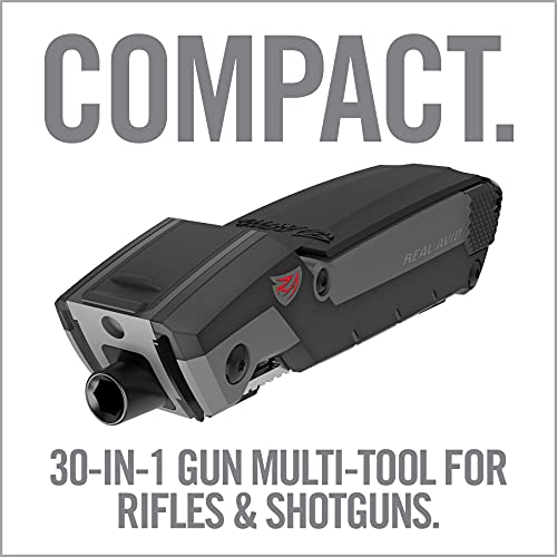 Real Avid Gun Tool Pro, 30-in-1 Gun Multitool for Shotgun & Rifles | Includes Choke Wrench,Bit Driver,Screwdrivers,Allen Set,Turret Tool,Tap Hammer & Files for Gunsmithing