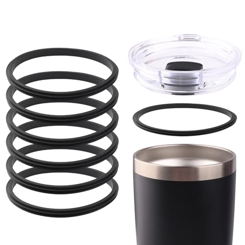 Rubber Seal Replacement Gaskets for Yeti Rambler 20 oz Tumbler - 6-Pack