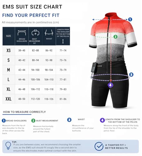 Smart Fitness Training Suit with App Control - X-Large