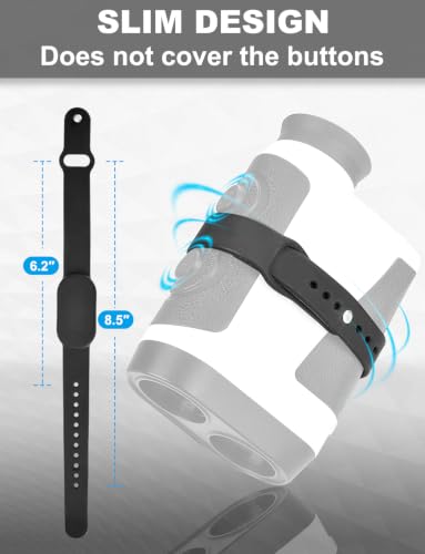 Golf Rangefinder Magnetic Strap Holder with Strong Magnet - Adjustable, Secure