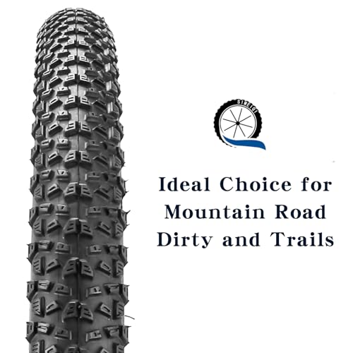 SIMEIQI 29x2.125 Bike Tires 2 Pack with Inner Tubes & Levers, Anti-Puncture