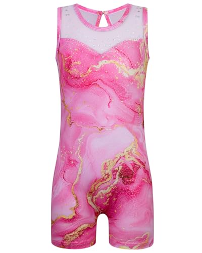 Girls' Gymnastics Leotards with Shorts - Sparkle Designs
