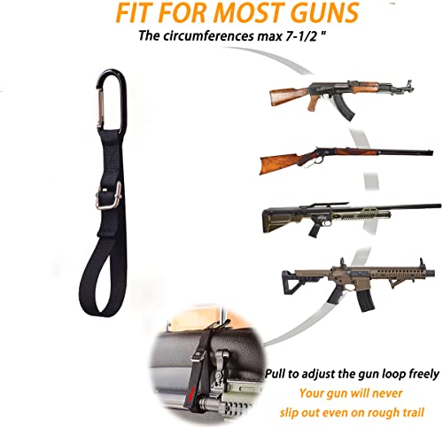 Adjustable Truck Gun Rack for Rifles and Shotguns - 4-Pack