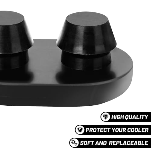 Non-Slip Rubber Feet Replacement for RTIC & YETI Coolers - 2 Pack
