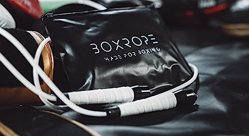 Jump Rope for Boxing - Tangle-Free, Adjustable, Grey (Up to 6'2ft)