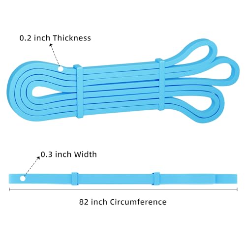 Resistance Bands for Exercise, Stretching & Therapy - Blue