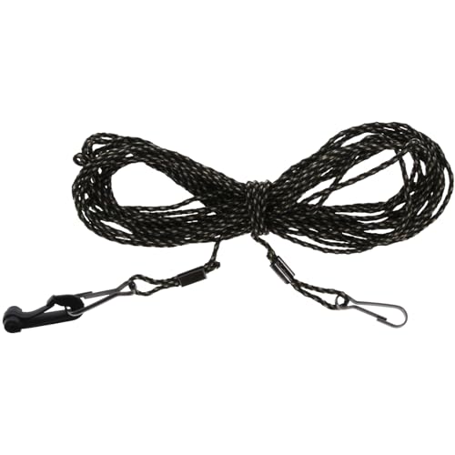 25ft Hunting Gear & Bow Hoist Rope with Heavy Duty Metal Clips