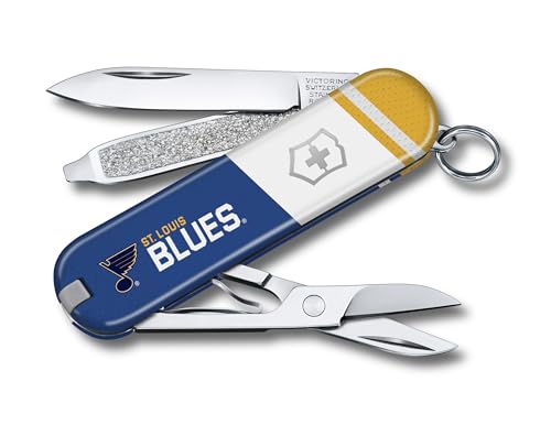 Compact 7-Function Swiss Army Pocket Knife with Key Ring